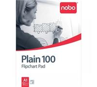 Nobo Plain Flipchart Pad A1 100 Sheet (2 Pack)