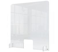 Nobo Nobo Premium Plus Acrylic Counter Protective Divider Screen with Hole 700x8