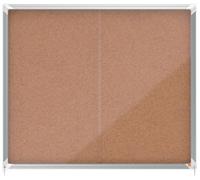 Nobo Prem Cork Lock Board 15xA4 - Cork Boards - Lockable Notice Boards