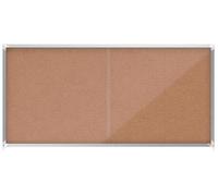 Nobo 1915333 insert notice board Indoor Brown Aluminium