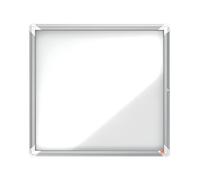 Nobo Premium Plus Outdoor Magnetic Lockable Notice Board 709X668mm Fits 6 X A4 Sheets