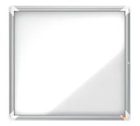 Nobo Premium Plus Outdoor Magnetic Lockable Notice Board 709X668mm Fits 6 X A4 Sheets