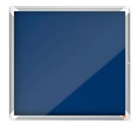 Nobo Premium Plus 6xa4 Sheets Felt Interior Display Case Blue Kids