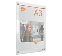 Nobo Premium Plus A3 Display Frame 1915590 34.8 (W) x 2.4 (D) x 47.1 (H) cm 1915590 A3 Acrylic