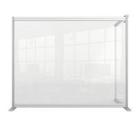 Nobo Premium Plus Clear Acrylic Protective Desk Divider Screen Modular System Ex