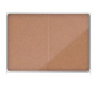 Nobo Premium Plus Cork Lockable Notice Board 18xA4 1902575