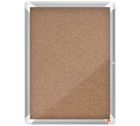 Nobo Premium Plus Cork Lockable Notice Board 4xA4 1902561