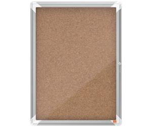 Nobo Premium Plus Cork Lockable Notice Board 4xA4 1902561