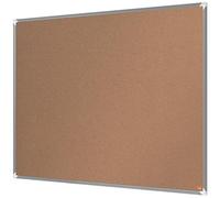 Nobo Premium Plus Cork Notice Board 1200x900mm - Pin Board for Wall with Self-Healing Surface, Aluminium Frame, Office Notice Board, Memo Board, Display Board, EU Ecolabel Certified, 1915181