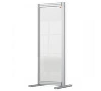 Nobo Premium Plus Clear Acrylic Protective Desk Divider Screen Modular System 40
