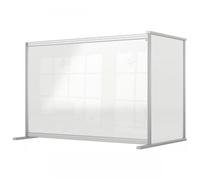 Nobo Premium Plus Clear Acrylic Protective Desk Divider Screen Modular System Ex