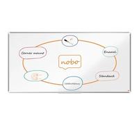 Nobo Premium Plus Steel Vitrified Board 1800x900 Mm Clear