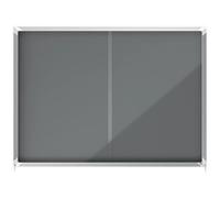 Nobo Premium Plus 18xa4 Sheets Interior Display Case Felt Surface With Sliding Door