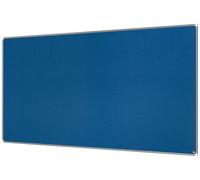 Nobo Premium Plus Felt Notice Board 2400x1200mm - Blue |Pin Board for Wall, Office Noticeboard, Display Board, Felt Memo Board, Vision Board, Mood Board, EU Ecolabel Certified