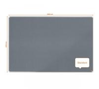 Nobo Premium Plus Grey Felt Notice Board 1800x1200mm