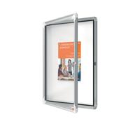 Nobo Premium Plus Magnetic Lockable Notice Board Outdoor Display Case 4 x A4