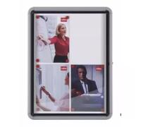 Nobo Premium Plus Outdoor Magnetic Lockable Notice Board 6xA4