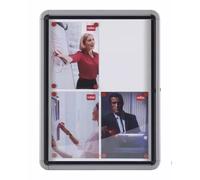 Nobo Premium Plus Outdoor Magnetic Lockable Notice Board 8xA4
