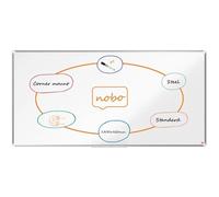 Nobo Premium Plus Steel Lacquered Board 1800x900 Mm Clear