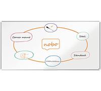 Nobo Premium Plus Steel Magnetic Whiteboard - 2400x1200mm, Aluminium Trim, EU Ecolabel Certified, 1915163