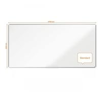Nobo Premium Plus Steel Magnetic Whiteboard - 2700x1200mm, Aluminium Trim, EU Ecolabel Certified, 1915164