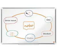 Nobo Premium Plus Magnetic Steel Whiteboard Aluminium Frame 900X600mm 1915155