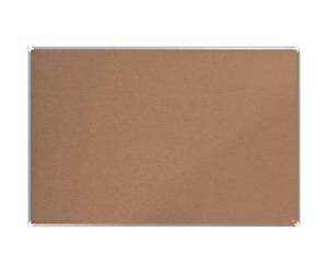 Nobo Premium Plus Wall Mountable Noticeboard 1915182 Cork Aluminium Frame 1500 x 1000 mm Brown