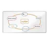 Nobo Premium Plus Enamel Magnetic Whiteboard - 2400x1200mm, Aluminium Trim, EU Ecolabel Certified, 1915151