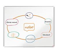 Nobo Premium Plus Whiteboard Wall Mounted Magnetic Enamel Single Sided 150 (W) x 120 (H) cm