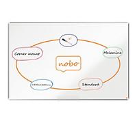 Nobo Premium Plus Whiteboard Wall Mounted Non Magnetic Melamine 180 (W) x 120 (H) cm
