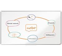 Nobo Premium Plus Widescreen Enamel Magnetic Whiteboard - 1880x1060mm, Aluminium Trim, EU Ecolabel Certified, 1915369