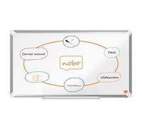 Nobo Magnetic Whiteboard Wide Premium Plus Dry Erase Steel Office Wall Hanging