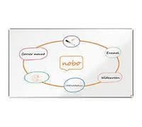 Nobo Premium Plus Widescreen Whiteboard 1915369 Wall Mounted Magnetic Enamel 188 x 106 cm