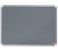 Nobo PremPls Felt Brd GY 600x450mm - Felt Notice Boards - Aluminium Frame Boards