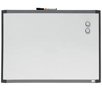 Nobo Small Magnetic Whiteboard, Assorted Two Tone Trim, Dry Wipe, Easy Clean, Wall Mountable, Integrated Pen Clip, Home/Office, 585 x 430 mm, 1903772