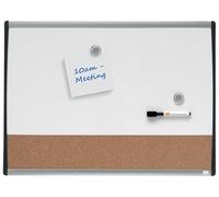 Nobo Horizontal Small Magnetic Whiteboard With Cork Board 58x43 Cm Golden