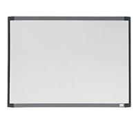 Nobo Small Magnetic Whiteboard, Assorted Two Tone Trim, Dry Wipe, Easy Clean, Wall Mountable, Integrated Pen Clip, Home/Office, 585 x 430 mm, 1903772