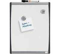 Nobo Small Whiteboard Wall Mounted Magnetic Single Sided 28 (W) x 33.5 (H) cm