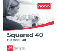 Nobo Squared Flipchart Pad A1 40 Sheet (5 Pack)