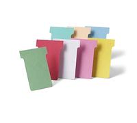 Nobo T-Card Planning Cards, Pink, Size 3, Pack Of 100 Planning Card Re-Fills, Office Wall Planner System, 2003008