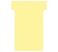 Nobo T-Card Planning Cards, Yellow, Size 2, Pack Of 100 Planning Card Re-Fills,