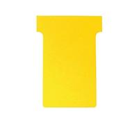 Nobo T-Card Size 2 48 x 85mm Yellow (100 Pack) 2002004