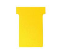 Nobo T-Card Size 2 48 x 85mm Yellow (100 Pack) 2002004