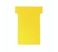Nobo T-Card Size 2 Yellow PK100