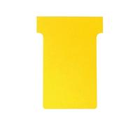 Nobo T-Card Size 3 80 x 120mm Yellow (Pack of 100) - 2003004