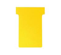 Nobo T-Card Size 3 80 x 120mm Yellow (100 Pack) 2003004