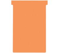 Nobo T-Cards Size 4 Pack of 100 Orange 2004009