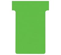 Nobo T-Cards Tab Top 15mm W60x Bottom W48.5x Full H85mm Size 2 Dark Green Ref 32938903 [Pack of 100]