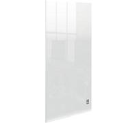 Nobo Transparent Acrylic Mini Desktop or Wall Mounted Whiteboard, Portable, Dry Erase, Frameless, 300 x 300 mm, Includes Marker Pen And Mounting Pads, Clear, 1915616