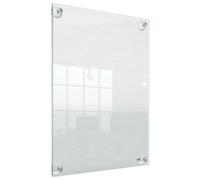 Nobo A3 Acrylic Wall Mounted Repositionable Poster Frame, Frameless, Portrait/Landscape, Suction Cup Pad Mounting, Premium Plus, Clear, 1915599